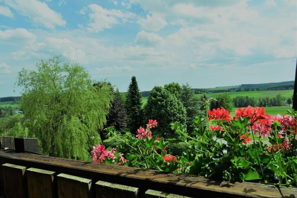Modernes Apartment Mit Traumhaftem Blick Ins Gruene Bräunlingen Eksteriør bilde