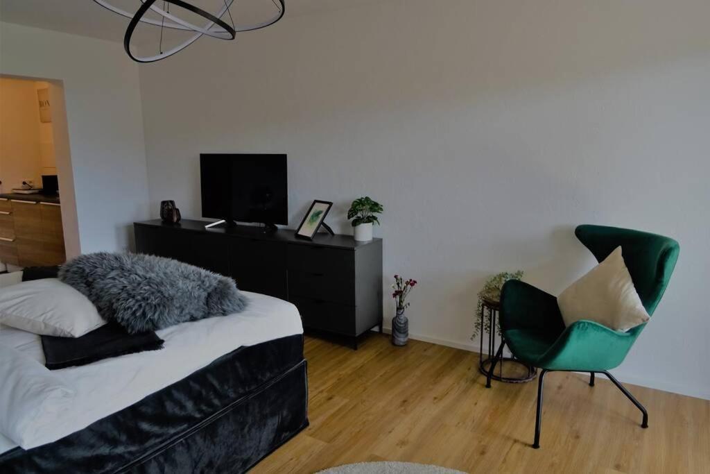 Modernes Apartment Mit Traumhaftem Blick Ins Gruene Bräunlingen Eksteriør bilde
